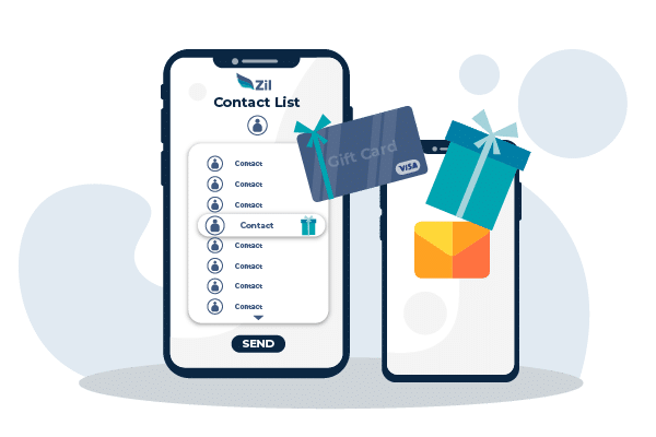 Use Zil to Create Visa Gift Card Instantly On Demand
